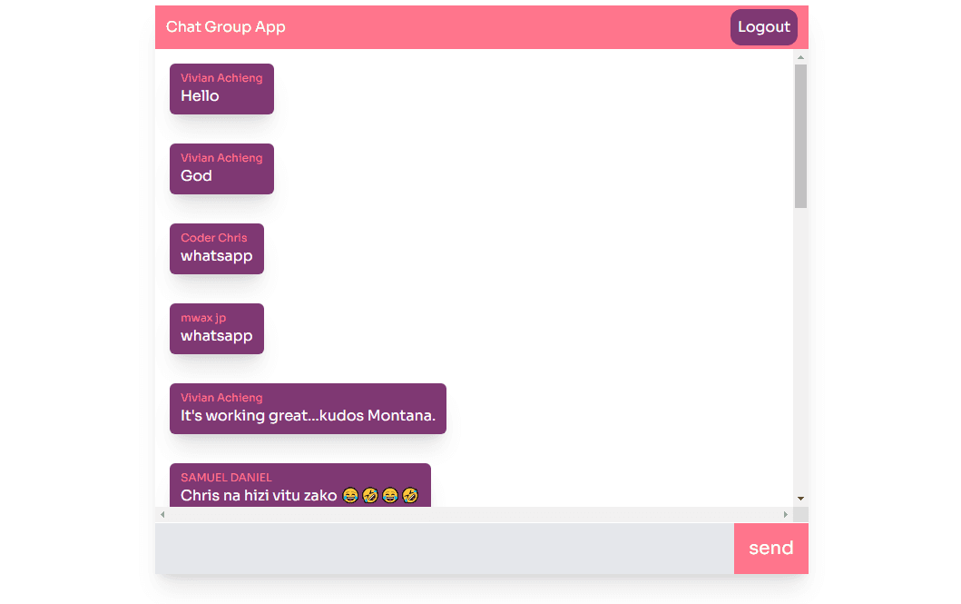 Group Chat App -React